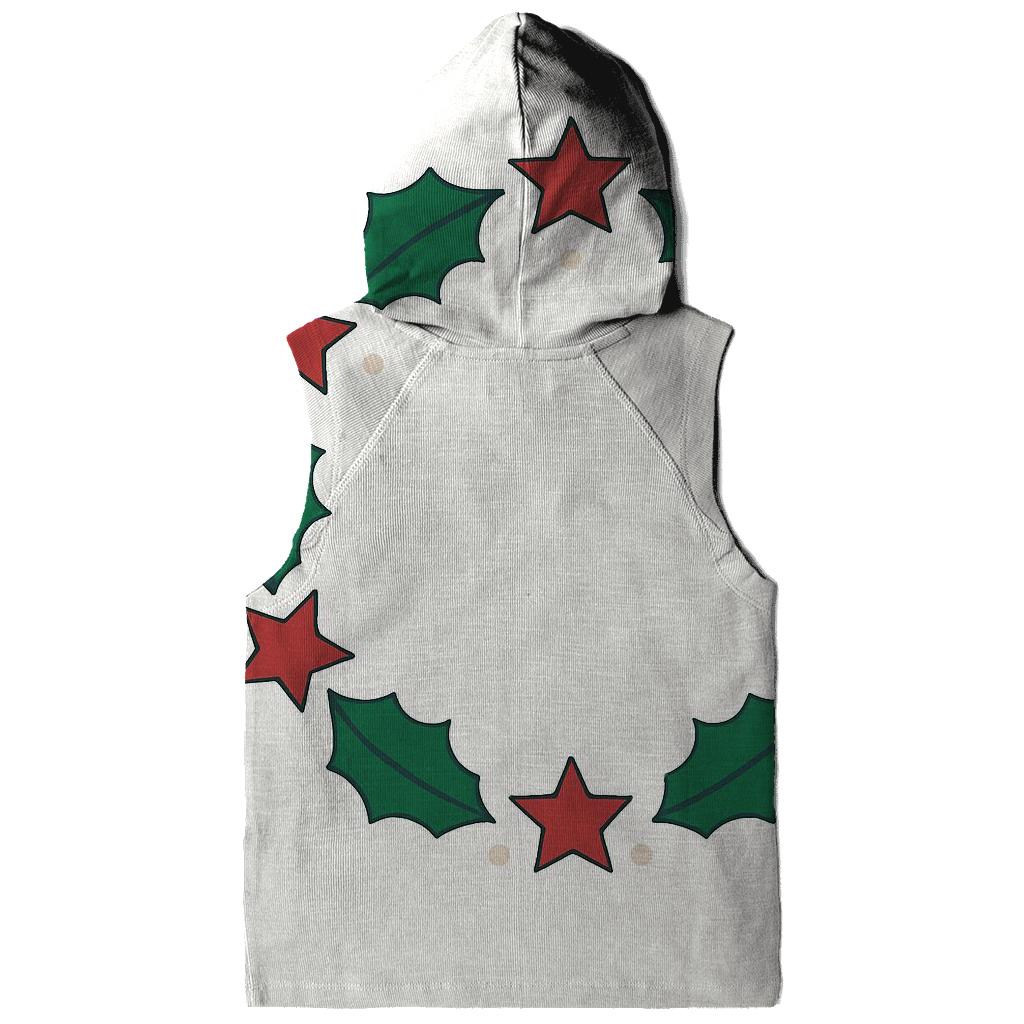 Starlit Holly Orbit Wreath heavyweight hoodies