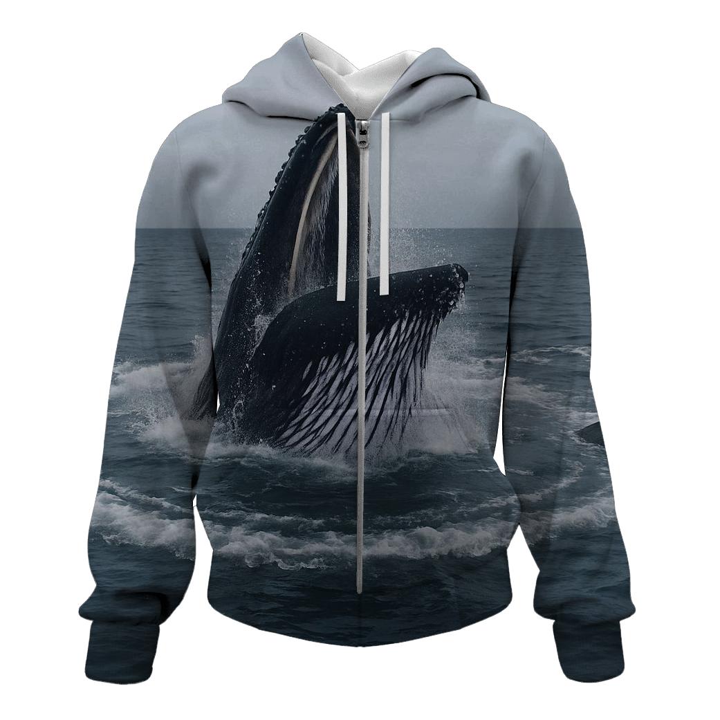 Bubble Net Spiral Humpback Whales hoodie styles