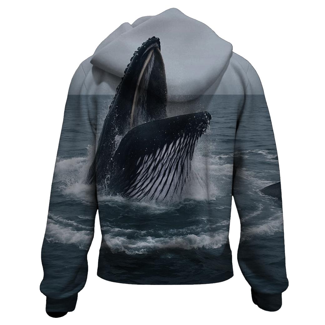 Bubble Net Spiral Humpback Whales hoodie styles