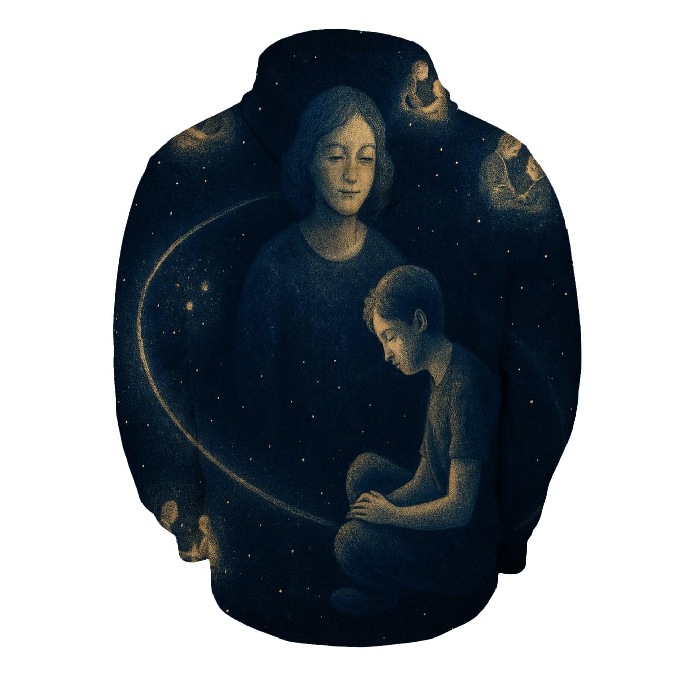 The Gentle Gravity That Always Brings You Back To Her zip-up hoodies