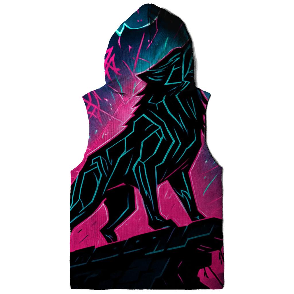Neon Rift Street Howl graphic hoodies