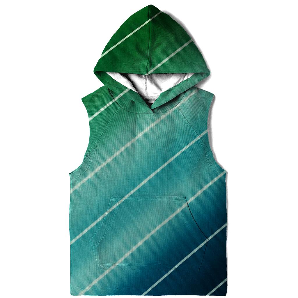 Aurora Arashi Diagonal Drift zip-up hoodies