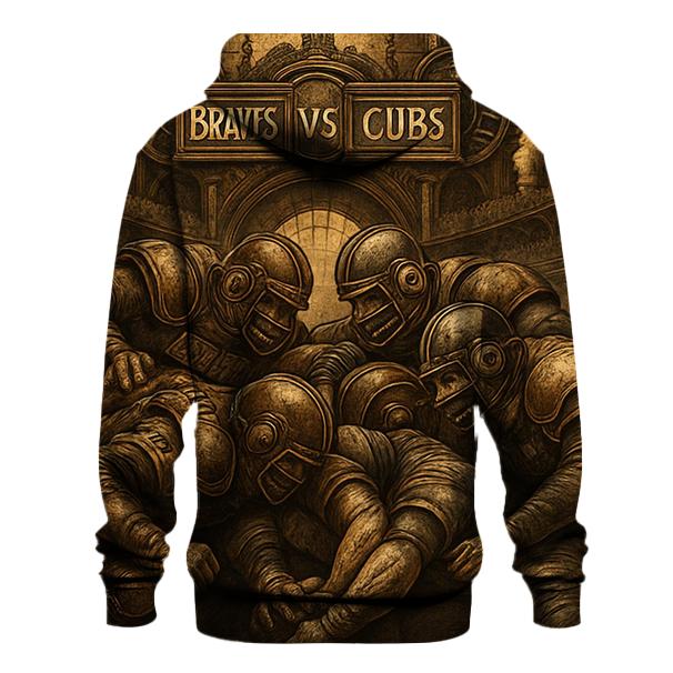 Clockwork Colosseum Braves Versus Cubs Gearline Battle zip-up hoodies