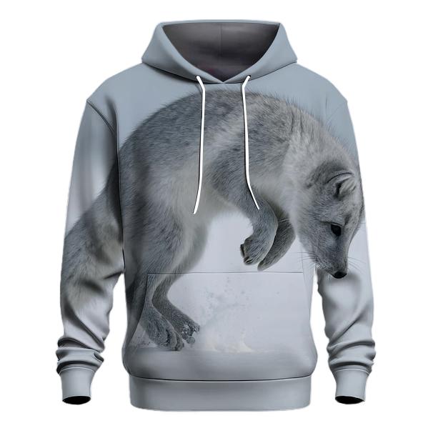 Frostline Pounce Arctic Fox hoodies fashion