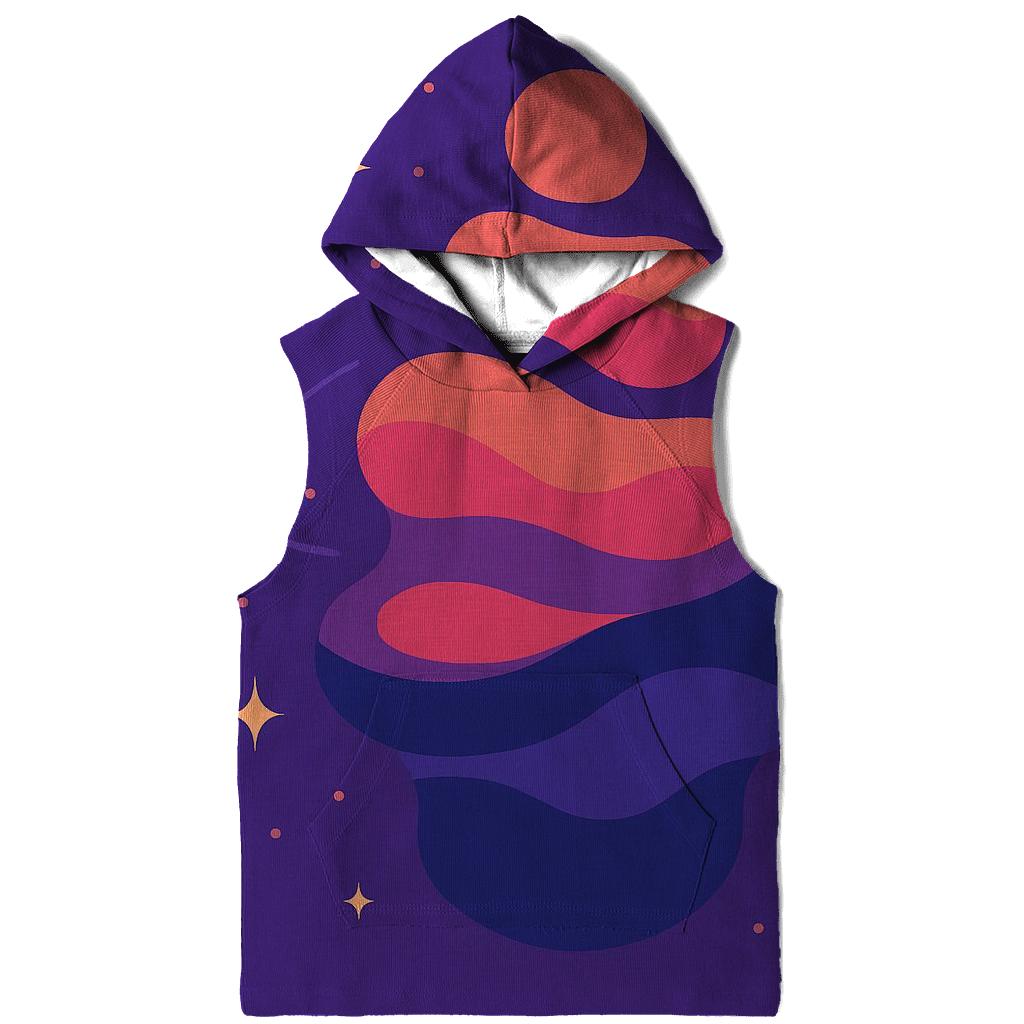 Cosmic Lava Lamp Layers graphic hoodies