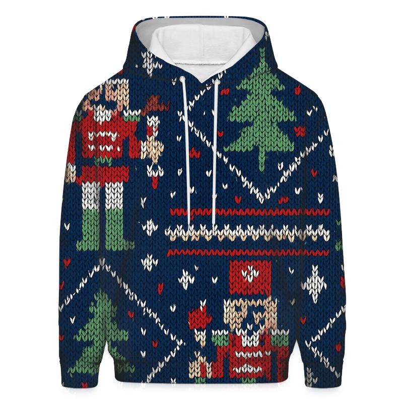 Nutcracker Rocket Brigade Panel Knit Design custom hoodies