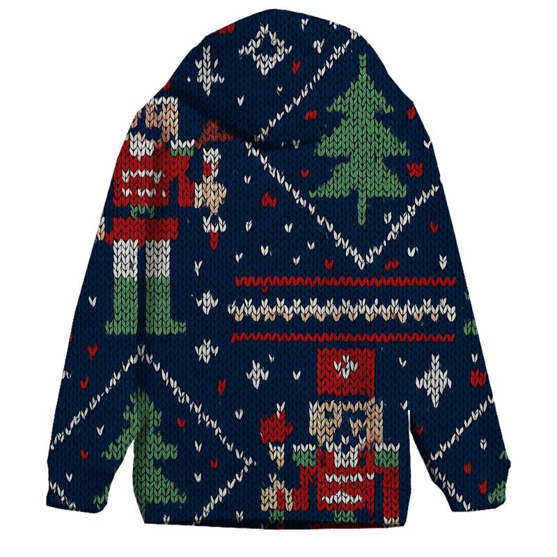 Nutcracker Rocket Brigade Panel Knit Design custom hoodies