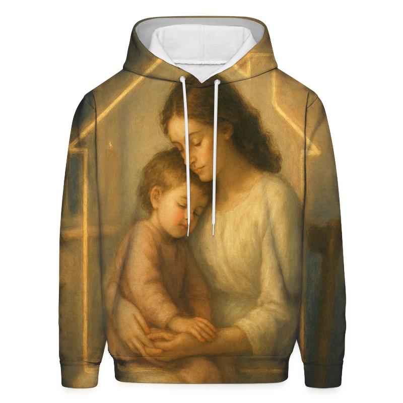 The Place Your Name Was Safe A Mothers Heart As Home pullover hoodies