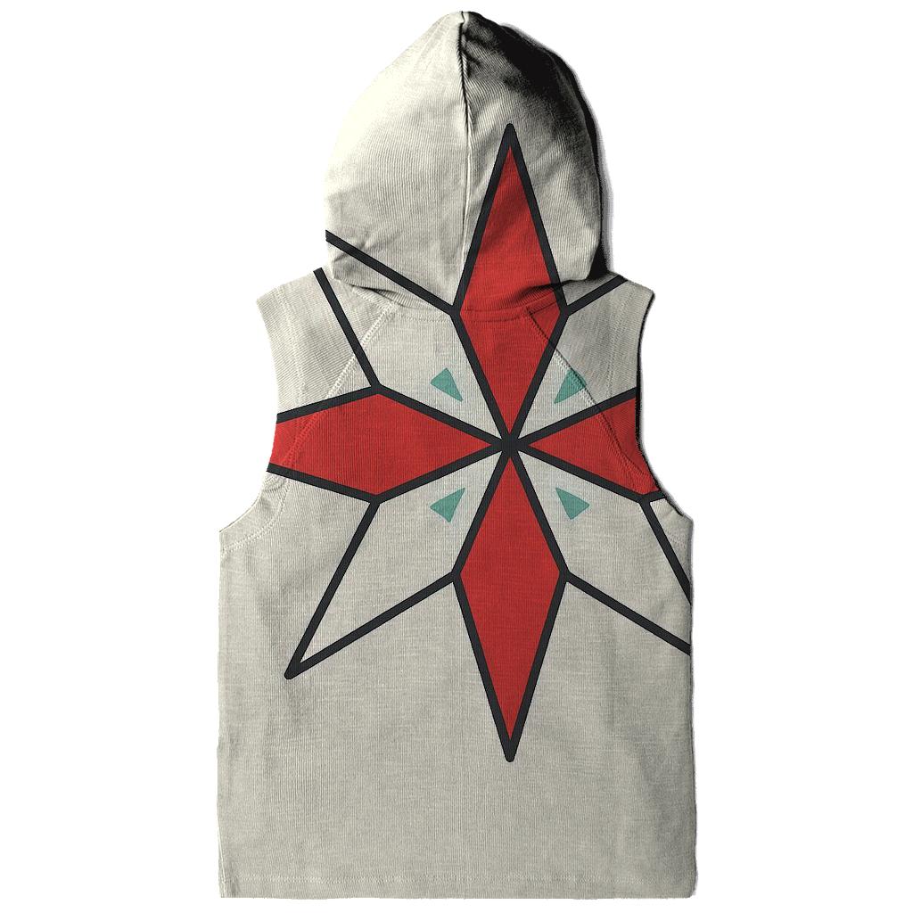 Candy Cane Starburst Rays custom hoodies