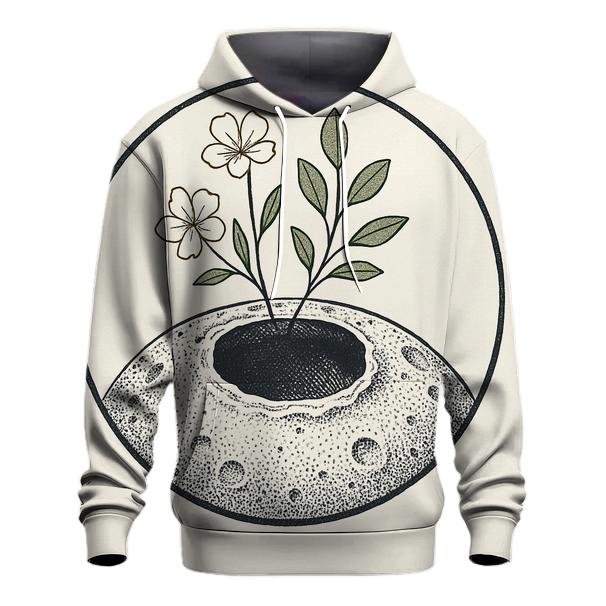 Crater Garden Botanical Emblem premium hoodies