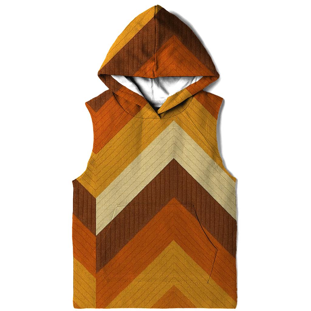 Sunburst Corduroy Chevron graphic hoodies