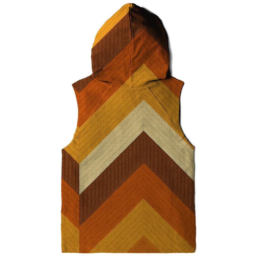 Sunburst Corduroy Chevron graphic hoodies