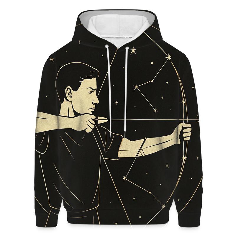Constellation Archery Focus graphic hoodies