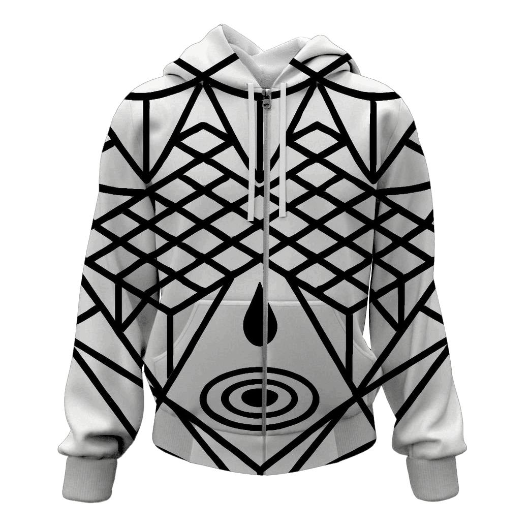 Midnight Filter Grid graphic hoodies