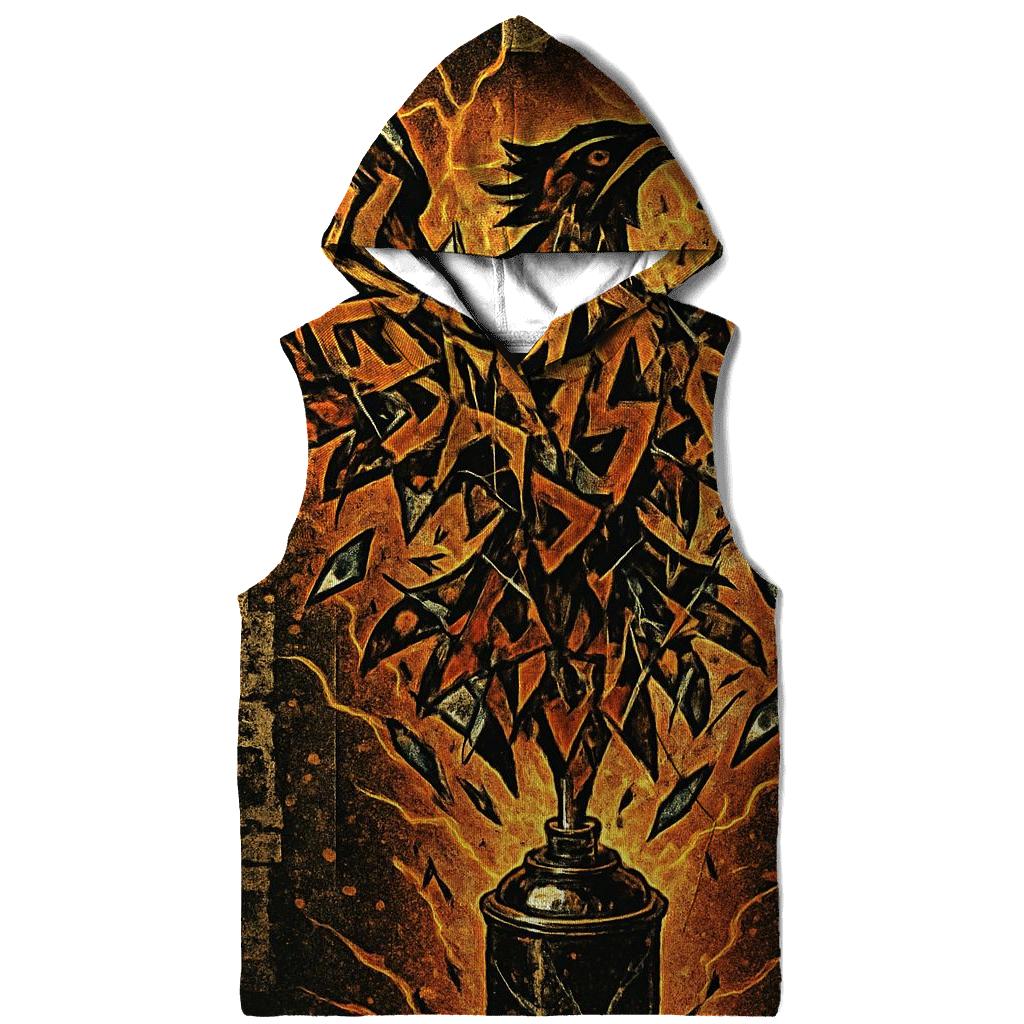 Graffiti Phoenix Of Broken Glass heavyweight hoodies