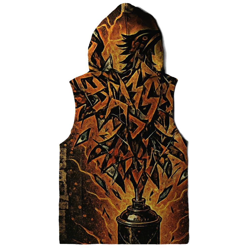 Graffiti Phoenix Of Broken Glass heavyweight hoodies