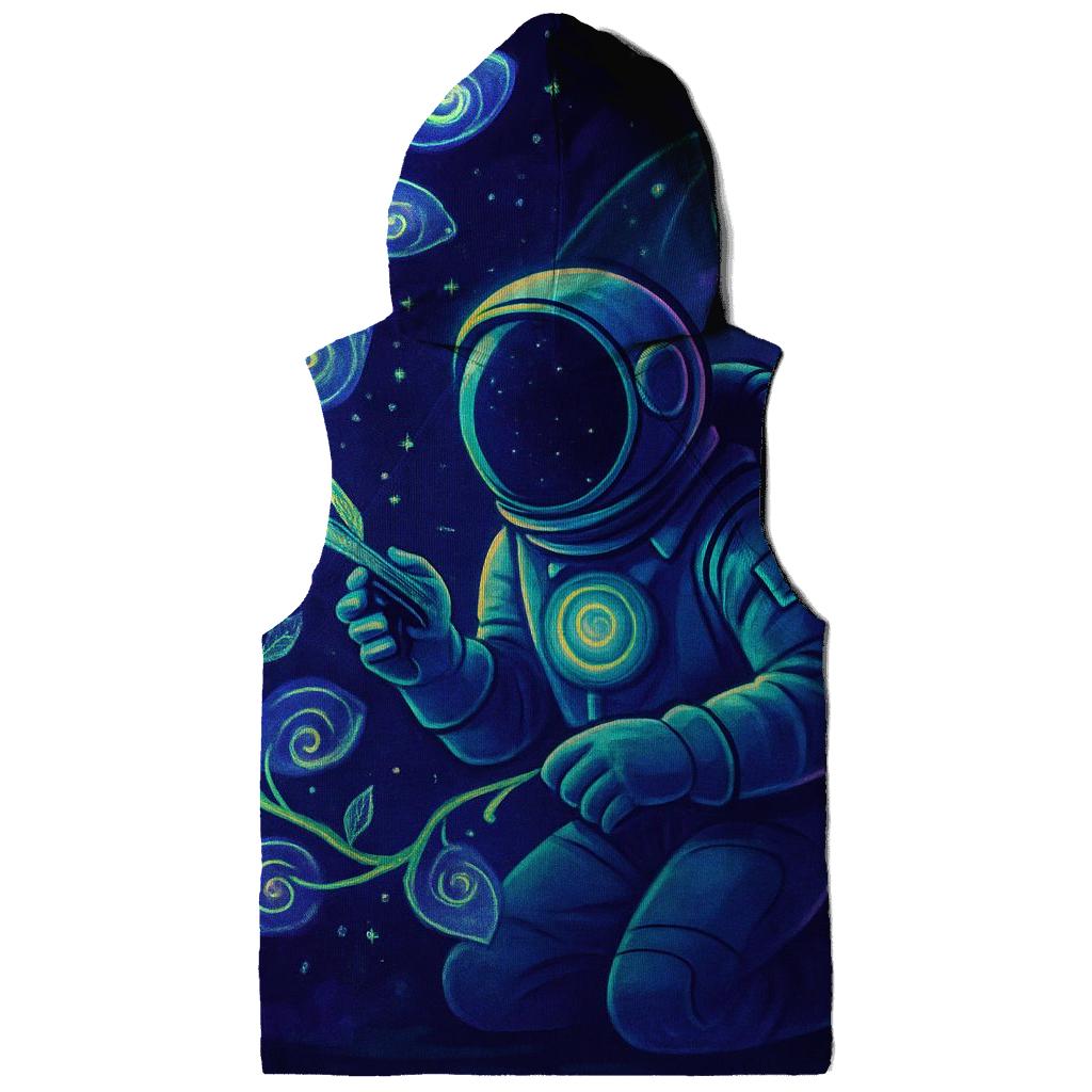 The Astral Botanist And The Nebula Greenhouse printed hoodies
