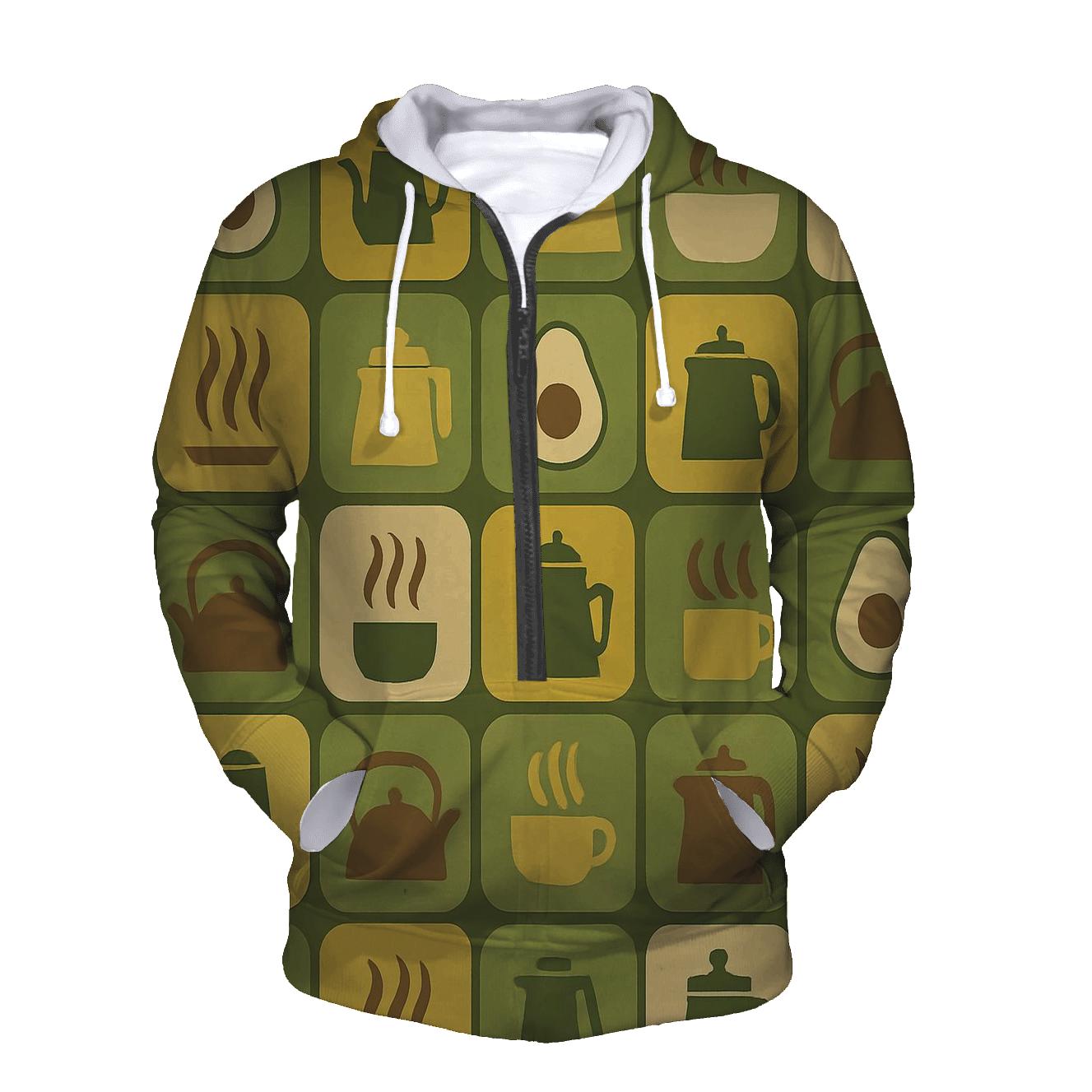 Avocado Kitchen Tile Groove custom hoodies