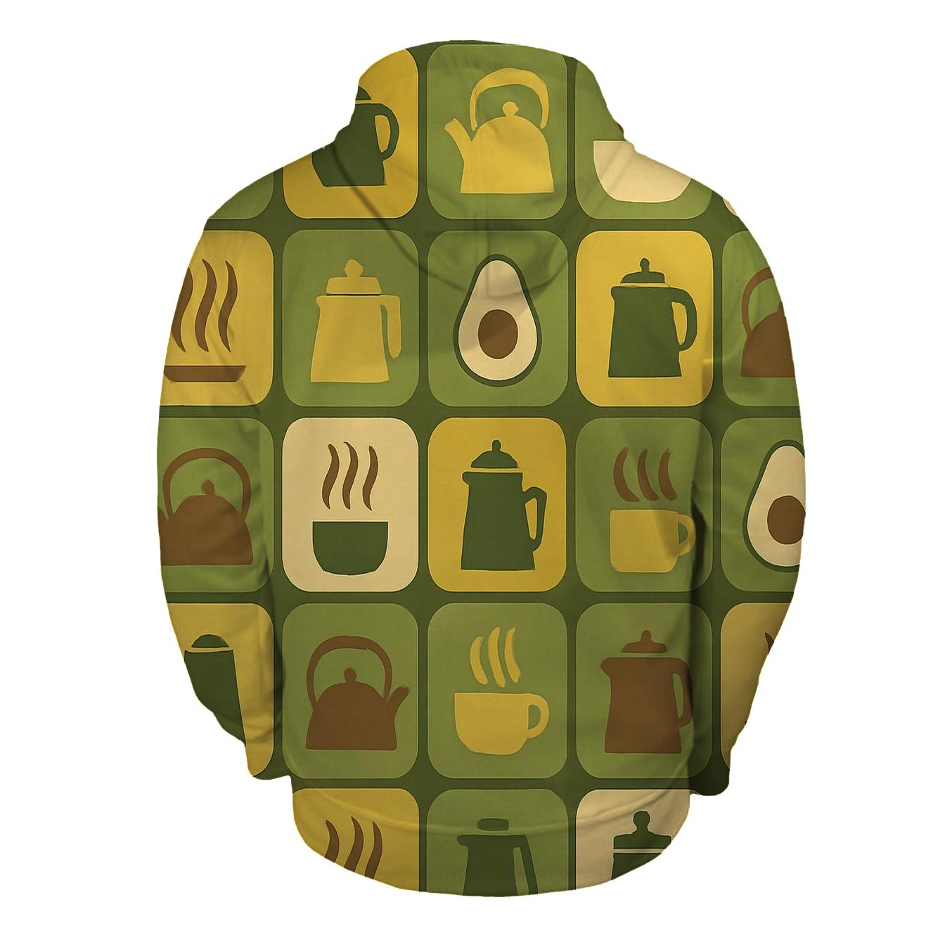 Avocado Kitchen Tile Groove custom hoodies