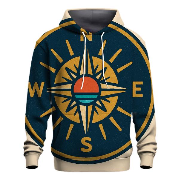 Solar Compass Adventure Patch heavyweight hoodies