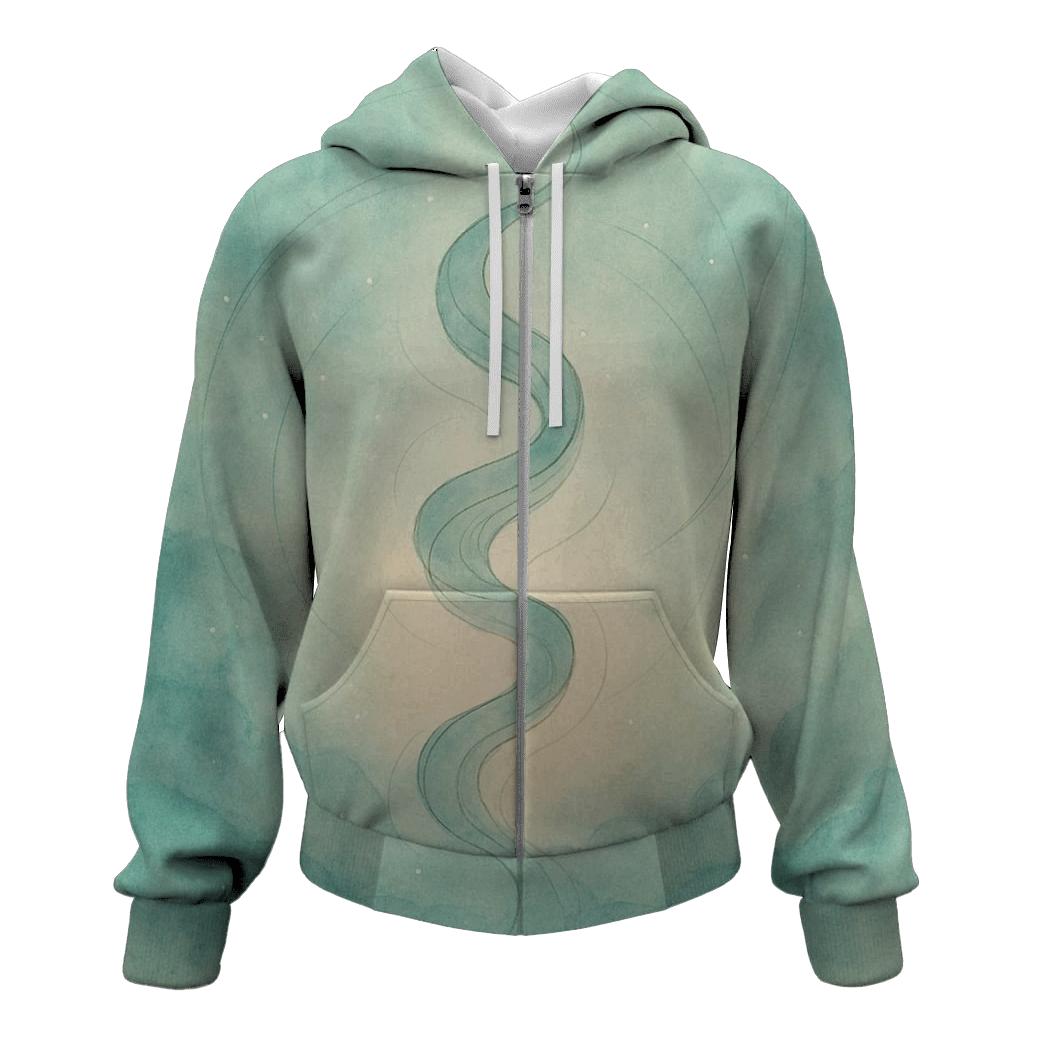 Luminous Breath Ribbons designer hoodies