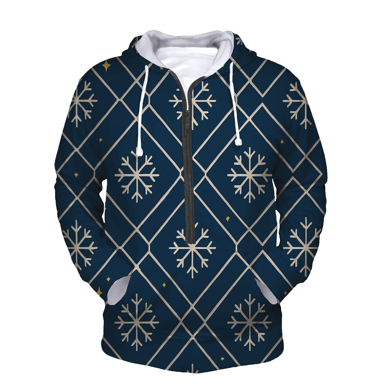 Snowflake Constellation Lattice hoodie designs