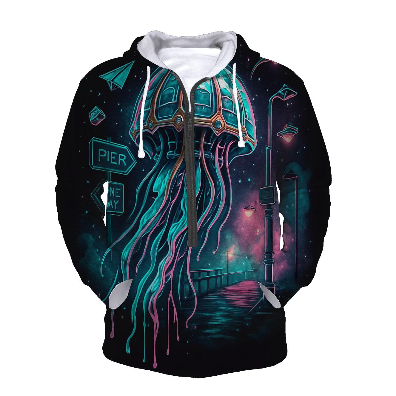 Clockwork Jellyfish Parade pullover hoodies