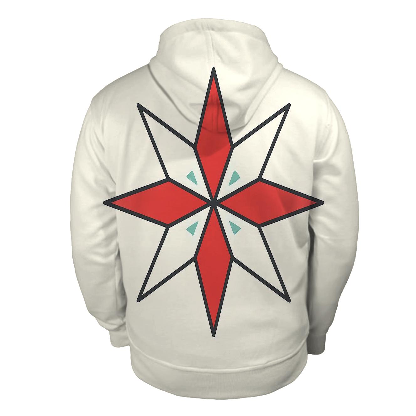 Candy Cane Starburst Rays premium hoodies