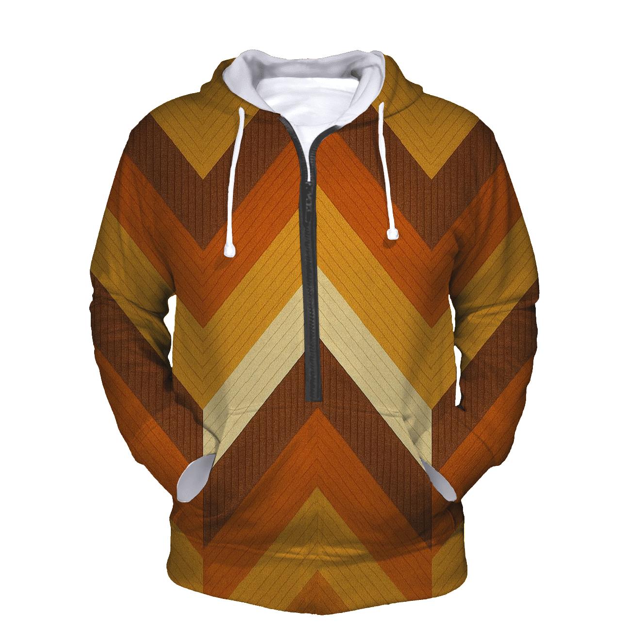 Sunburst Corduroy Chevron hoodie styles