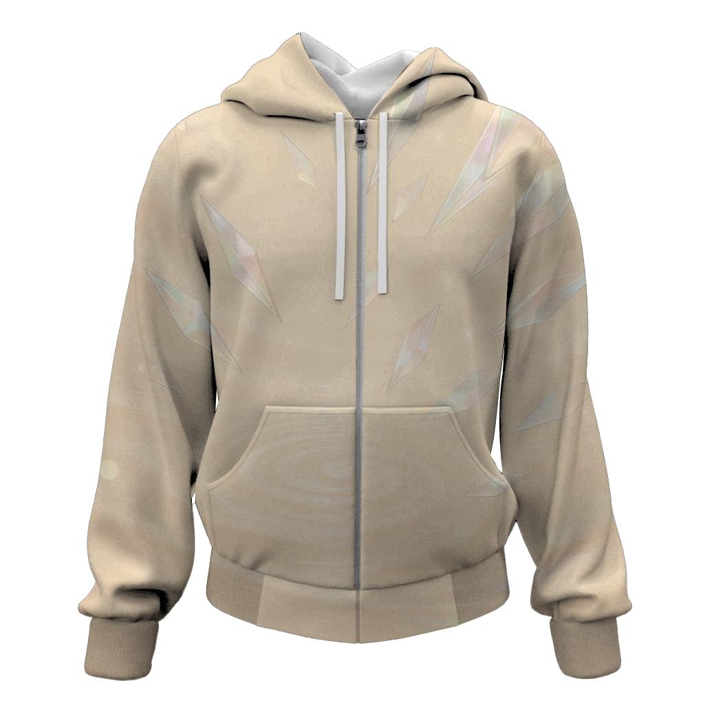 Champagne Prism Ripple graphic hoodies