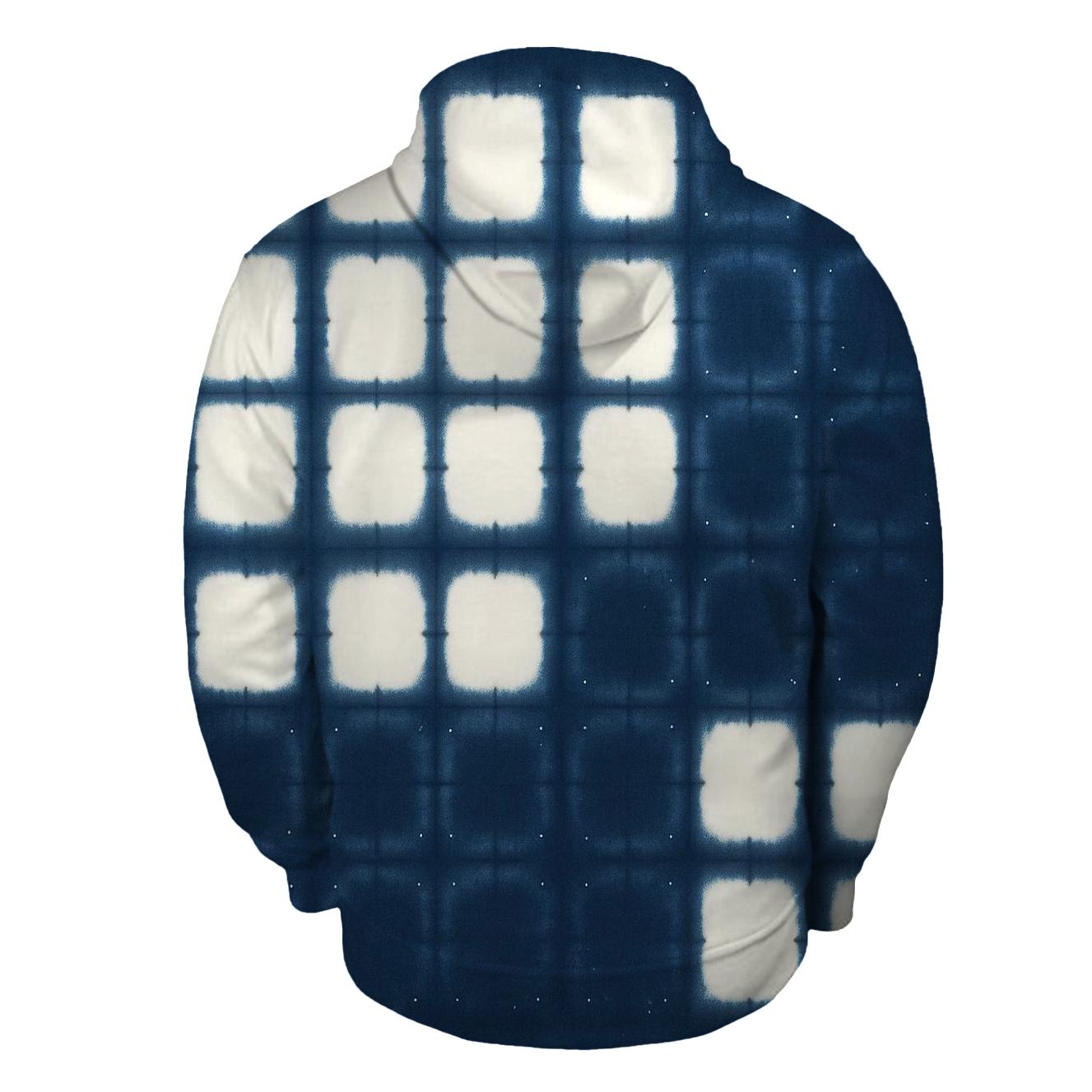 Itajime Star Map Clamp Grid graphic hoodies