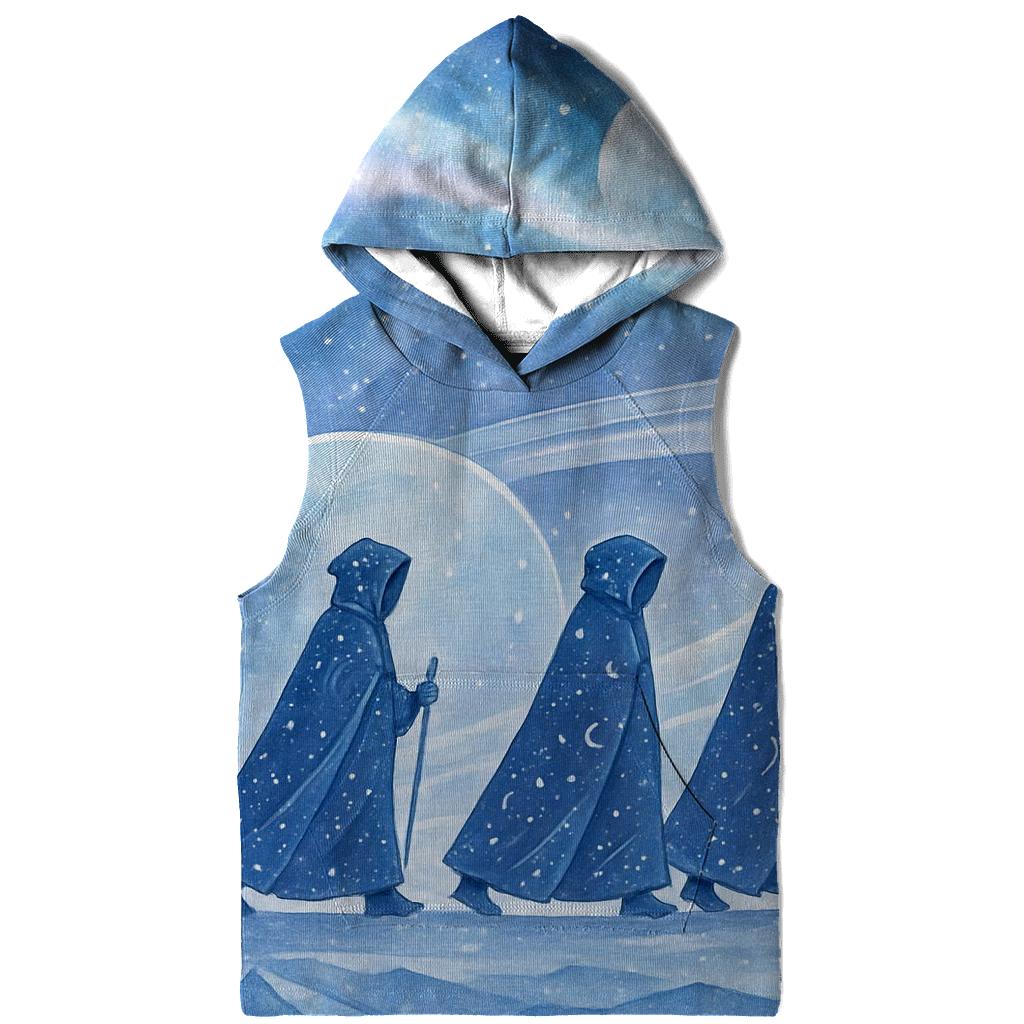 Frost Halo Caravan Under The Aurora Nebula lightweight hoodies