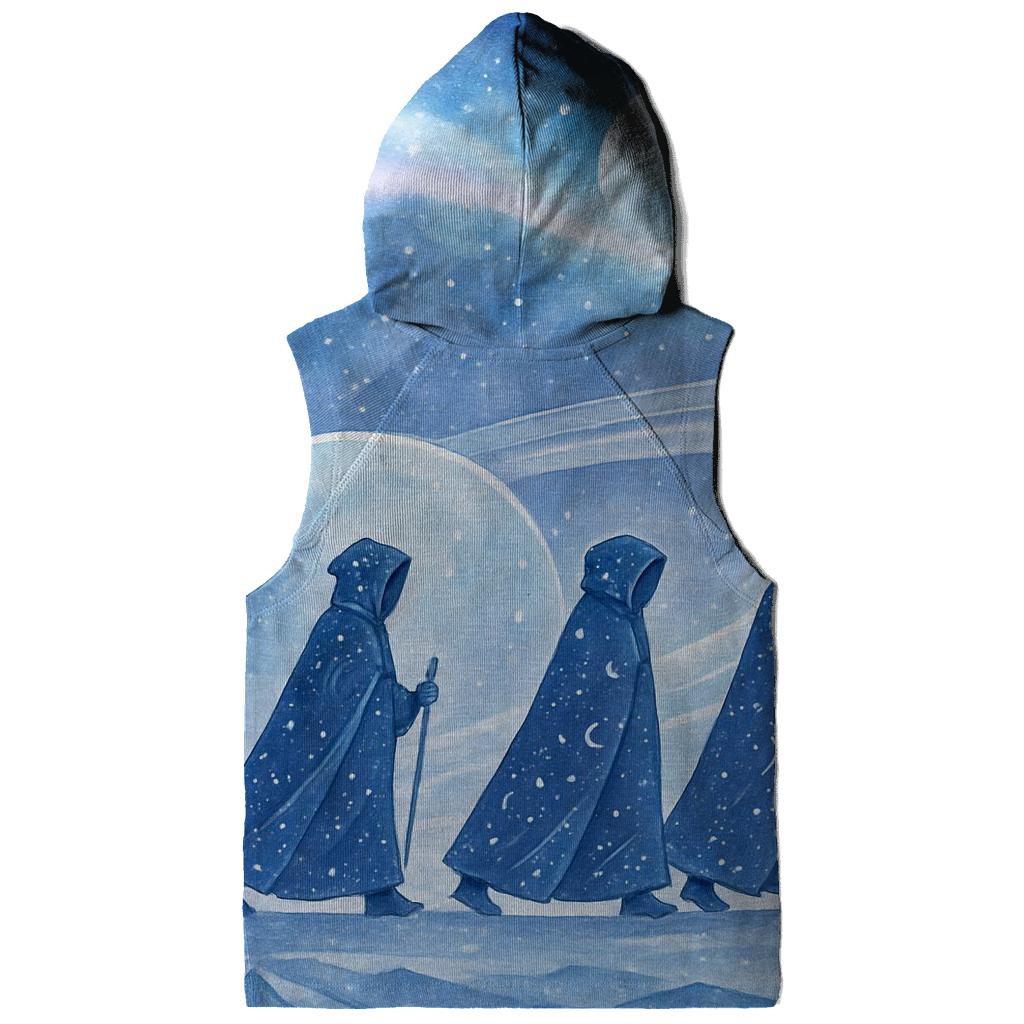 Frost Halo Caravan Under The Aurora Nebula lightweight hoodies