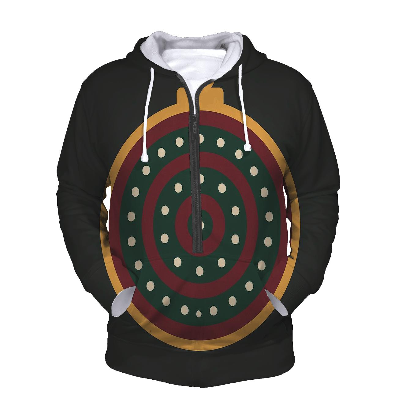 Golden Ornament Mandala Rings pullover hoodies