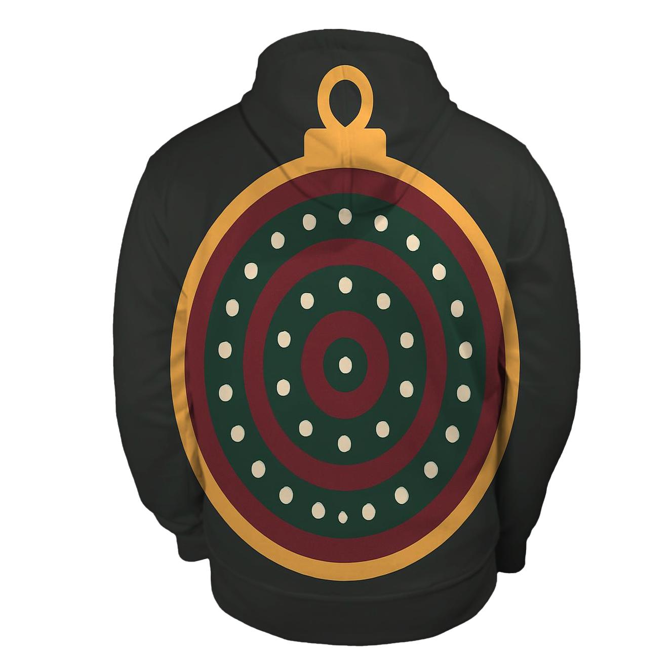 Golden Ornament Mandala Rings pullover hoodies