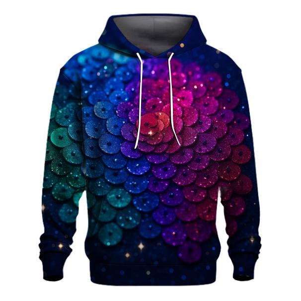 Sequin Nebula Garden hoodies fashion