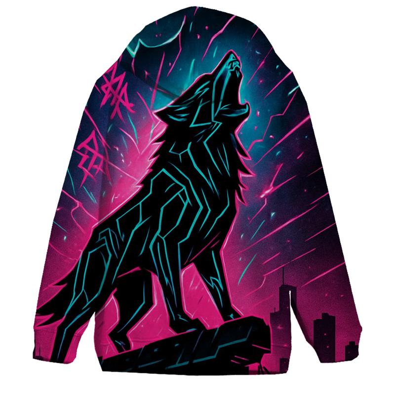 Neon Rift Street Howl lightweight hoodies