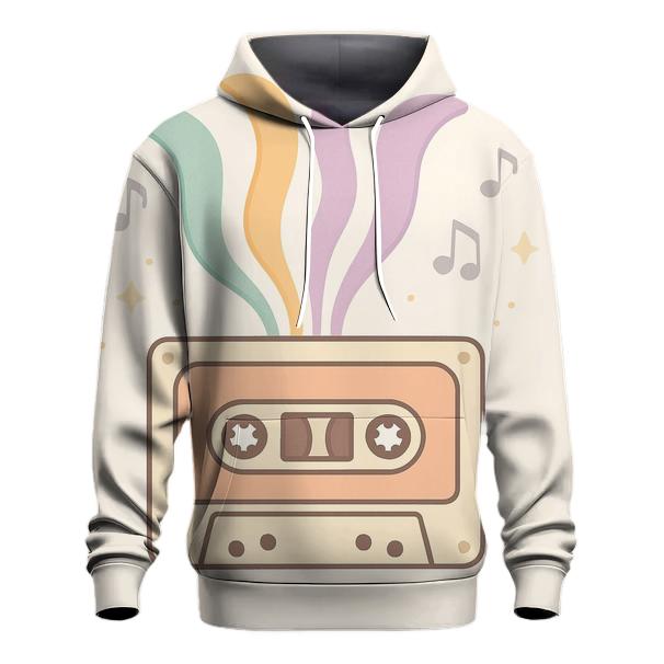 Pastel Cassette Bloom designer hoodies
