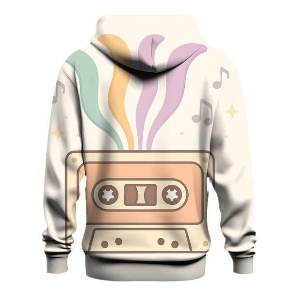 Pastel Cassette Bloom designer hoodies