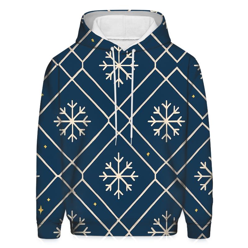 Snowflake Constellation Lattice custom hoodies