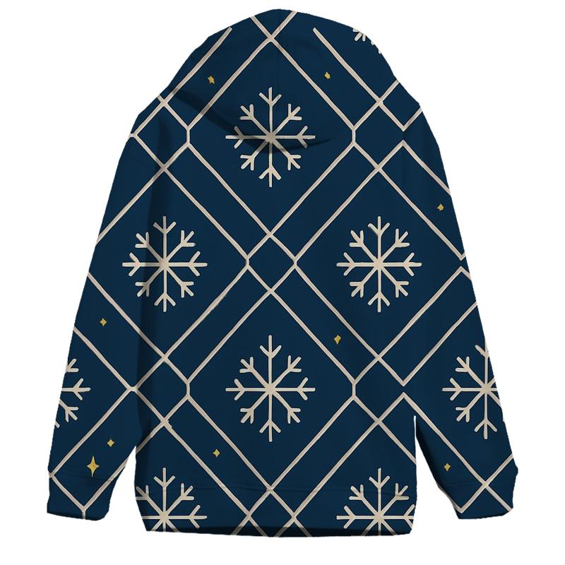 Snowflake Constellation Lattice custom hoodies