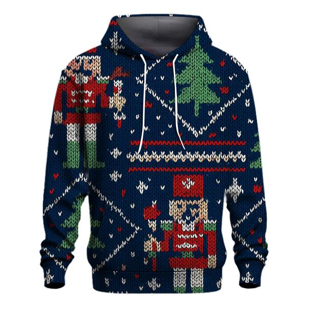 Nutcracker Rocket Brigade Panel Knit Design heavyweight hoodies