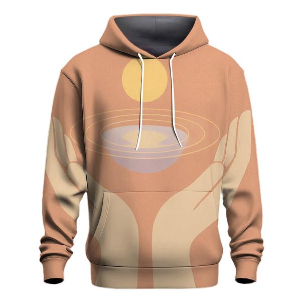 Hands Of Dawn Reflection pullover hoodies