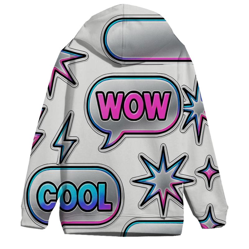 Chrome Starburst Sticker Sheet embroidered hoodies