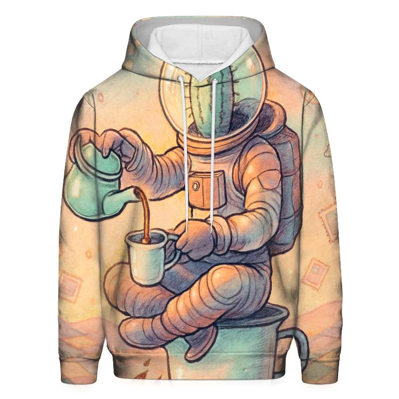 Cactus Astronaut Tea Break hoodie trends