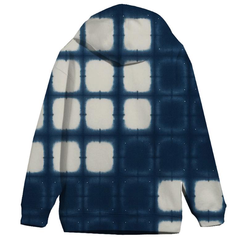 Itajime Star Map Clamp Grid lightweight hoodies