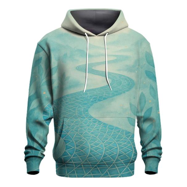 River Of Quiet Geometry heavyweight hoodies