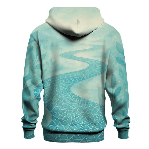 River Of Quiet Geometry heavyweight hoodies