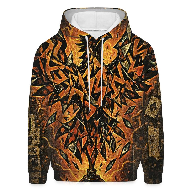 Graffiti Phoenix Of Broken Glass lightweight hoodies
