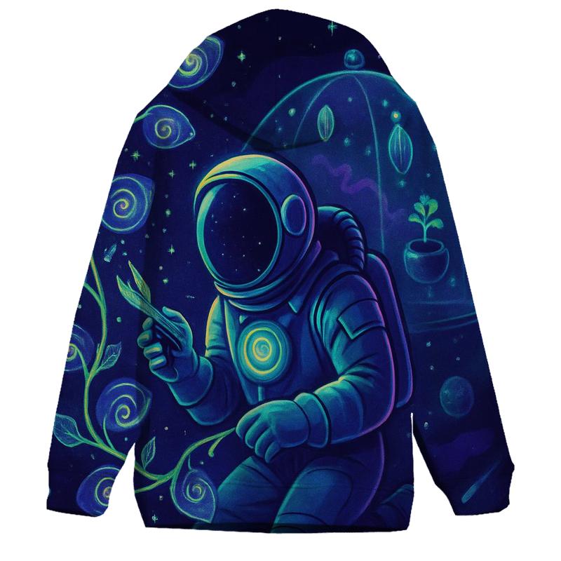 The Astral Botanist And The Nebula Greenhouse hoodie designs